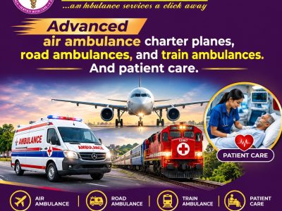 Panchmukhi Affordable Air Ambulance in Ranchi- Specialized ICU Transfer