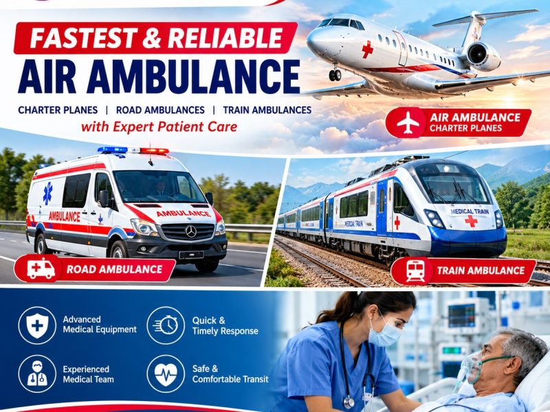 Panchmukhi Air Ambulance from Kolkata - safety is paramount of our service
