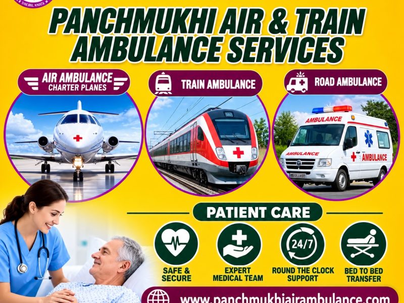 Panchmukhi Air Ambulance in Patna- Convenient Medical Mobility