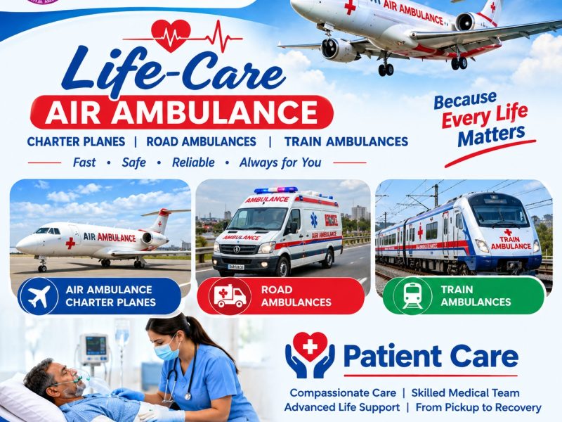 Panchmukhi Air Ambulance Cost from Varanasi- Cost effectiveness Implied during booking