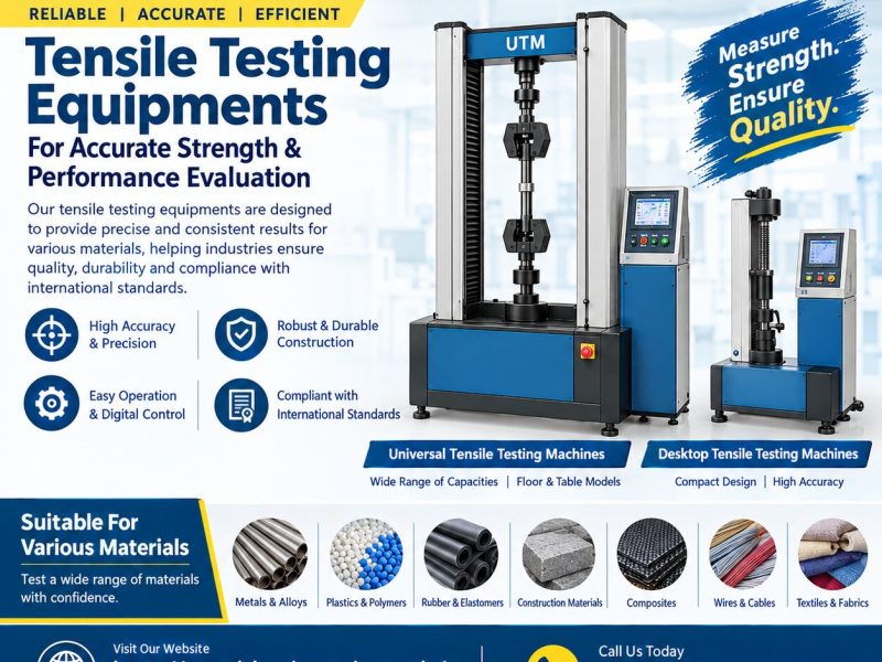 Tensile Testing Equipment Manufacturer in Delhi