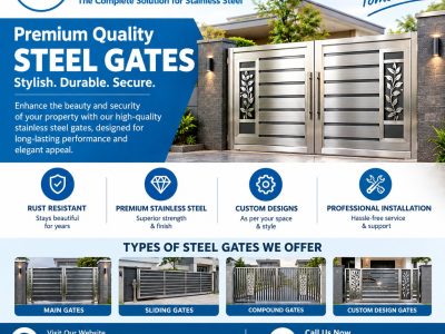 Stainless Steel Gate Manufacturer in Lucknow