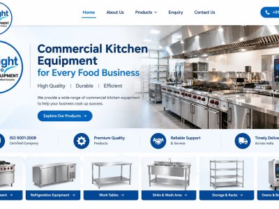 Commercial Kitchen Equipment Manufacturer for Food Outlet Expansion