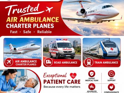 Panchmukhi Affordable Air Ambulance in Kolkata- well Coordinated Air Transfer with security