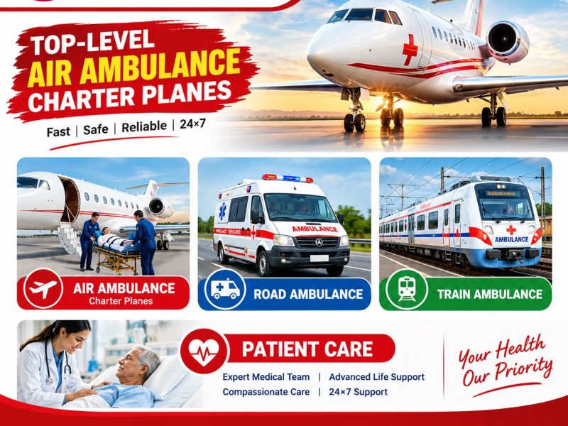 Panchmukhi ICU Air Ambulance in Hyderabad- Fast Medical Transfer for immediate assistance