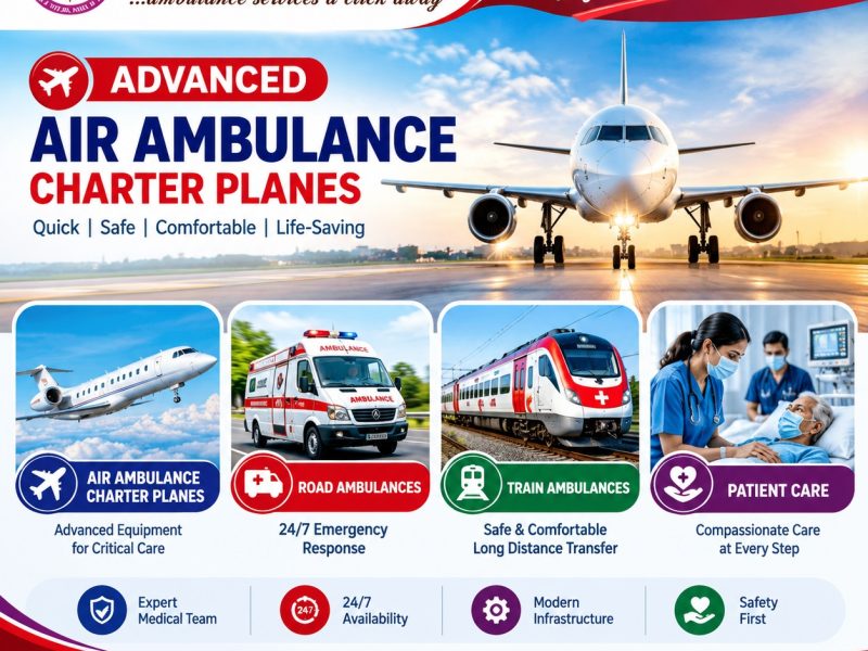 Panchmukhi ICU Air Ambulance in Chennai- Long Distance Care and Comfort