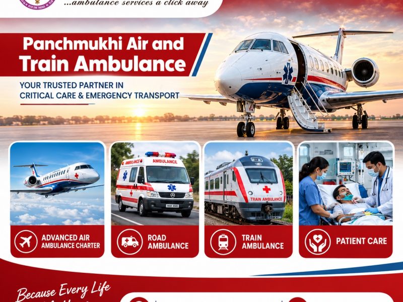 Panchmukhi ICU Air Ambulance in Delhi- Specialized Air Transport with ICU Support