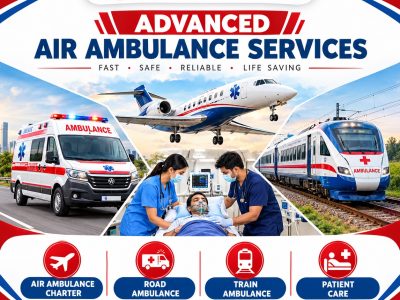 Panchmukhi Hi Tech Air Ambulance in Hyderabad- Safe Patient Transfer with hospital level care