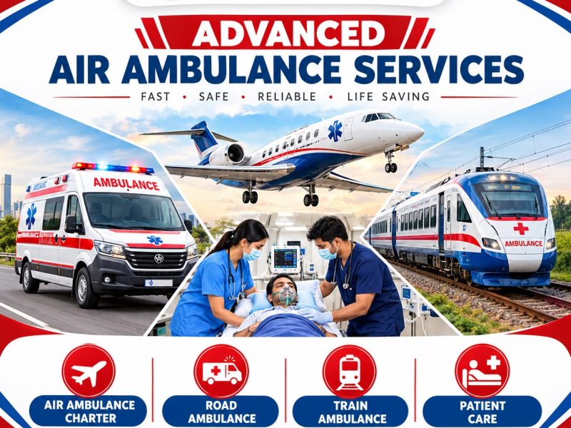 Panchmukhi Hi Tech Air Ambulance in Hyderabad- Safe Patient Transfer with hospital level care