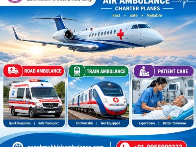 Panchmukhi Affordable Air Ambulance in Ranchi- Intercity Medical Flights at a budgeted price
