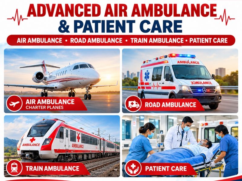 Panchmukhi Emergency Air Ambulance in Kolkata- Urgent Hospital Transportation without stress