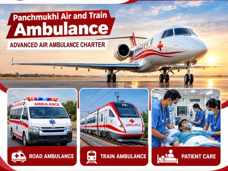 Panchmukhi Air Ambulance from Patna- Medical Flight Assistance without interruption