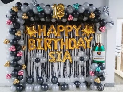 Birthday Balloon Decoration at Home in Delhi NCR