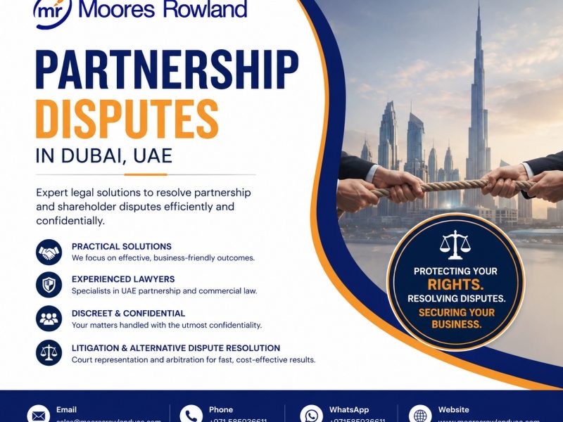 Partnership Disputes in Dubai, UAE