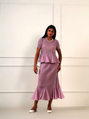 White Pleated Skirt | Onto By Aanchal