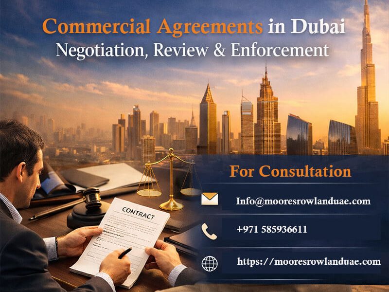 Commercial Agreements in UAE: Negotiation, Review, and Enforcement
