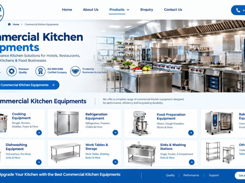 Commercial Kitchen Equipment for Contemporary Food Businesses