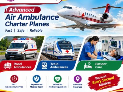Panchmukhi Emergency Air Ambulance in Hyderabad- Timely Medical Journey arranged for your betterment