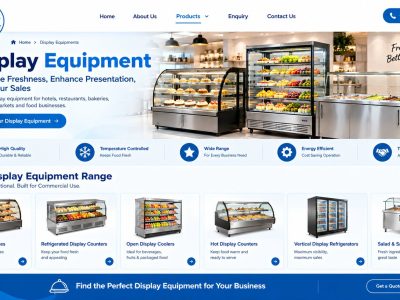 Reliable Display Equipment for Commercial Food Presentation