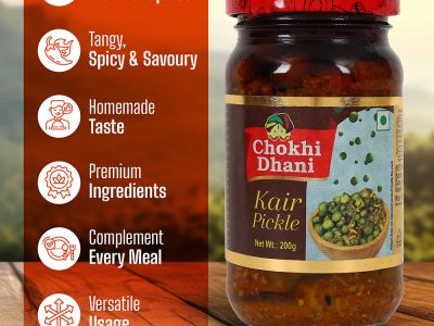 Shop Rajasthani tasty Pickles online at Chokhi Dhani Foods