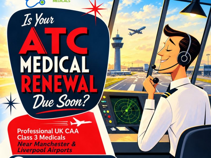 ATC Class 3 Medical Renewal: Qualified AME, Free Parking and Online Booking Available Now