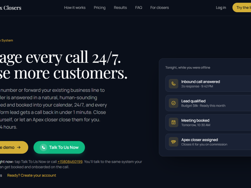 AI Receptionists and 24/7 Virtual Receptionists