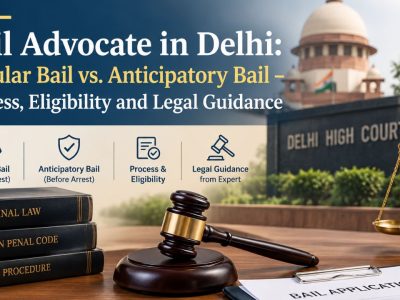 Bail Advocate in Delhi: Regular Bail vs. Anticipatory Bail — Process, Eligibility and Legal Guidance
