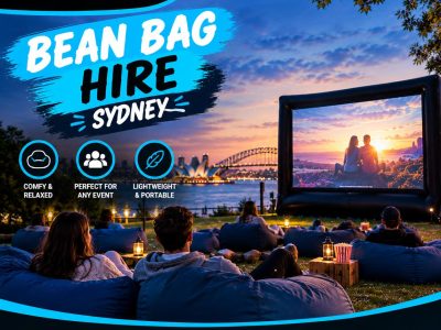 Bean Bag Hire Sydney for Comfortable Outdoor Movie Nights and Events