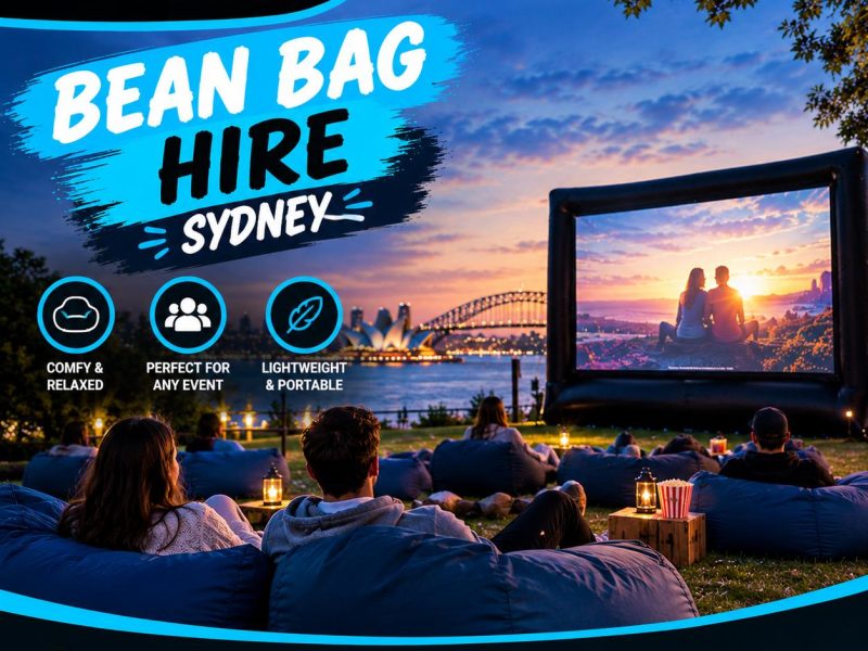 Bean Bag Hire Sydney for Comfortable Outdoor Movie Nights and Events