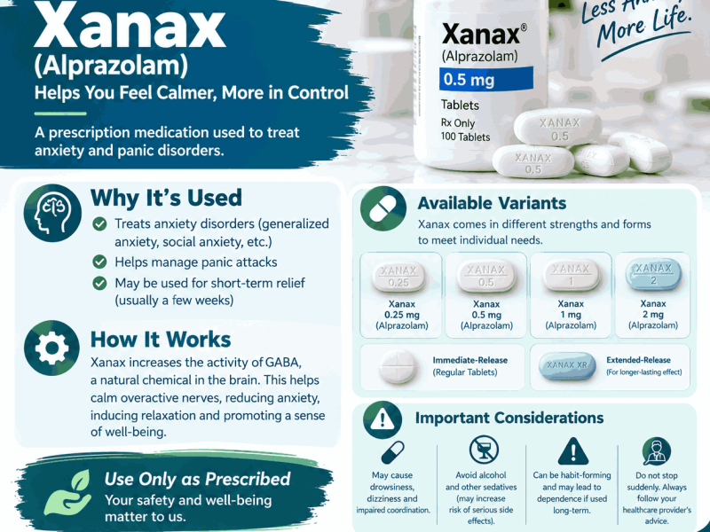 Order Xanax online for panic disorders in Missouri, USA
