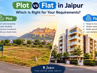 Plot vs Flat in Jaipur: Which Is Better for You?