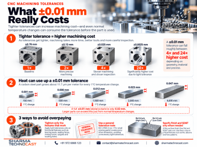 CNC Machining Tolerances: What ±0.01mm Really Costs