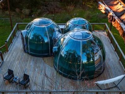 Bubble Glamping in Texas Under the Stars