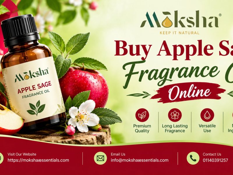Buy Fresh Apple Sage Fragrance Oil Online | Moksha Essentials