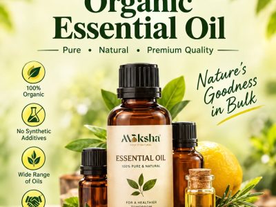 Explore Bulk Organic Essential Oil from Moksha Lifestyle