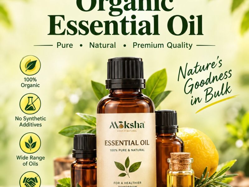 Explore Bulk Organic Essential Oil from Moksha Lifestyle