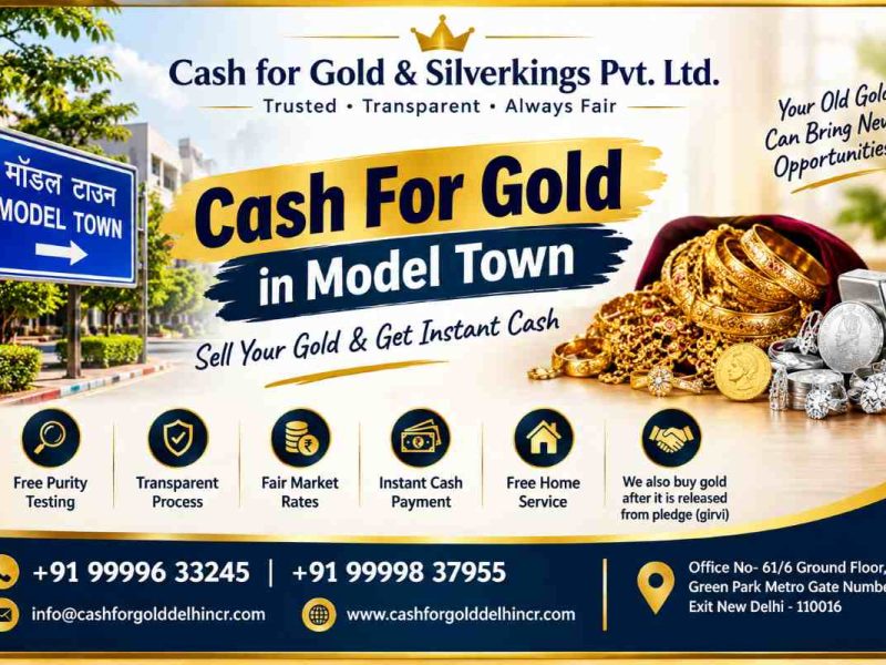 Cash For Gold in Model Town with Quick Payment