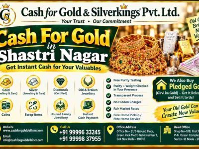 Sell Broken Gold with Cash For Gold in Shastri Nagar