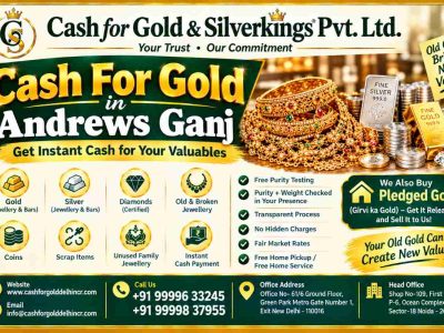 Cash for Gold Andrews Ganj for Broken Gold Ornaments