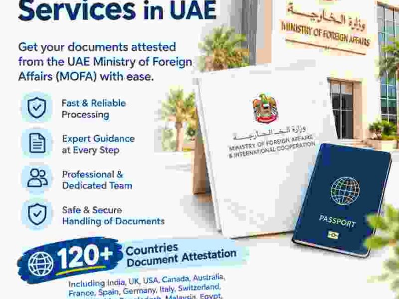 MOFA Attestation UAE for Personal, Commercial & Educational Documents