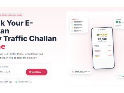 Check & Pay E-Challan Online | Traffic Challan Status | Vutto
