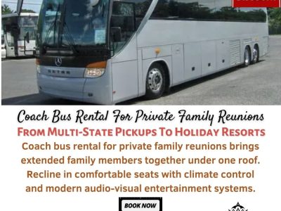 Coach Bus Rental For Private Family Reunions | Kings Charter Bus USA