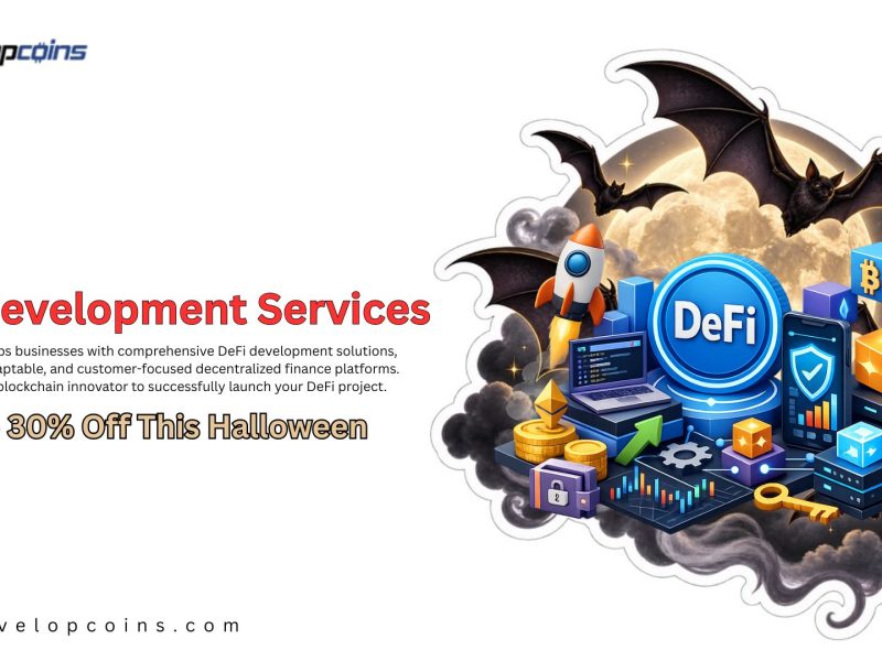 Build Your DeFi Platform This Halloween — Save 30% | Developcoins