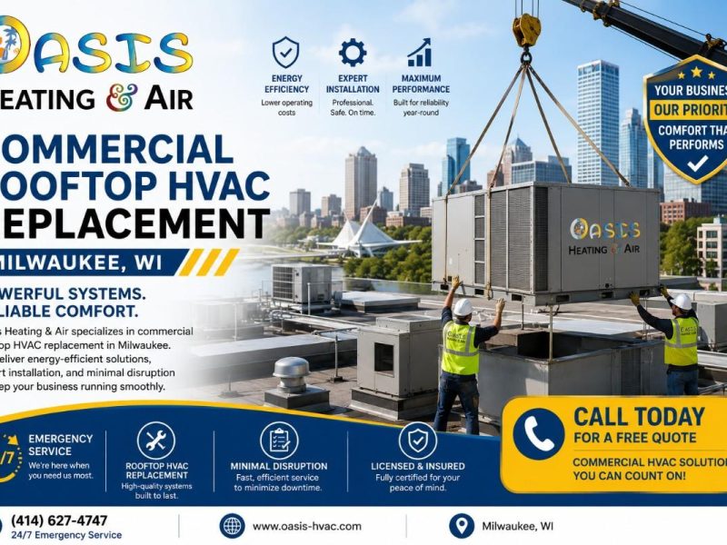 Commercial Rooftop HVAC Replacement in Milwaukee, WI