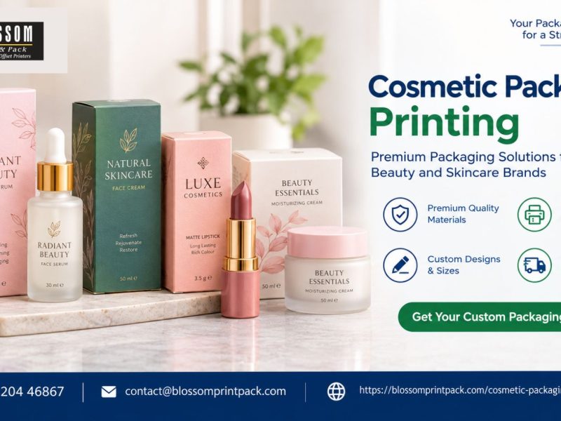 Cosmetic Packaging Printing for Beauty and Skincare Brands
