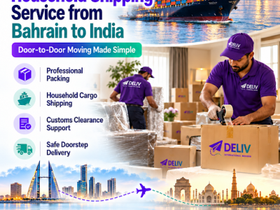 Household Shipping Service from Bahrain to India