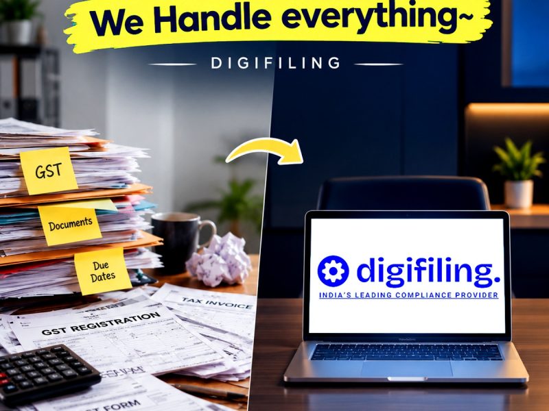 GST Registration Services Online in India | DigiFiling