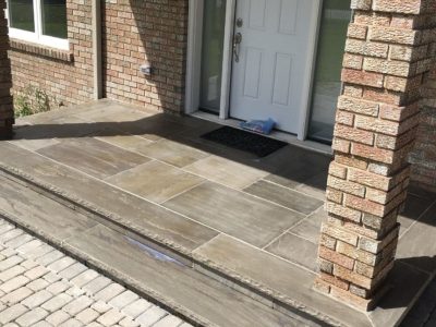 Flagstone Patio Installation