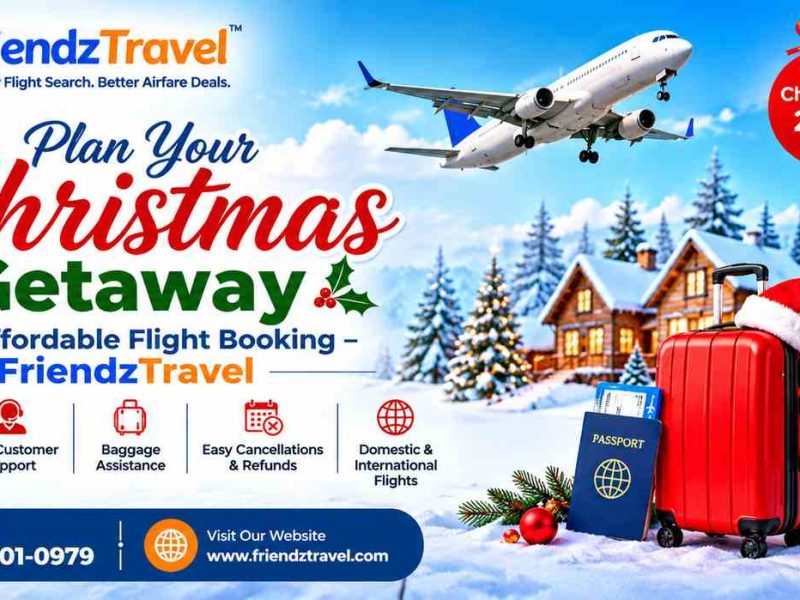 Plan Your Christmas Getaway with Affordable Flight Booking – FriendzTravel
