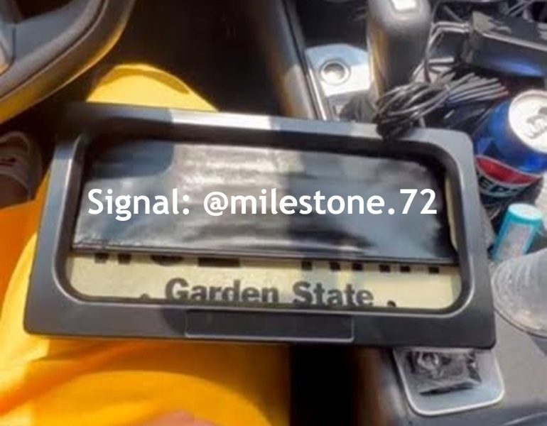 Buy Active License Plate Cover for Front and Rear Plates